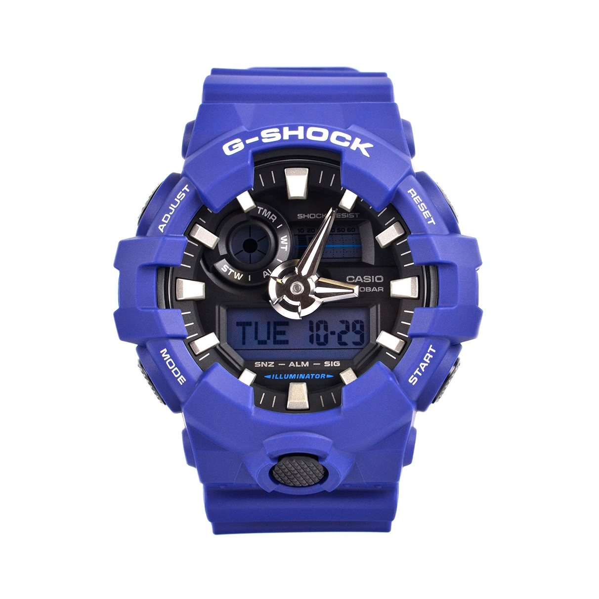 casio/卡西欧g-shock 军事风格防水运动男表 ga-700-2a查看详情2条