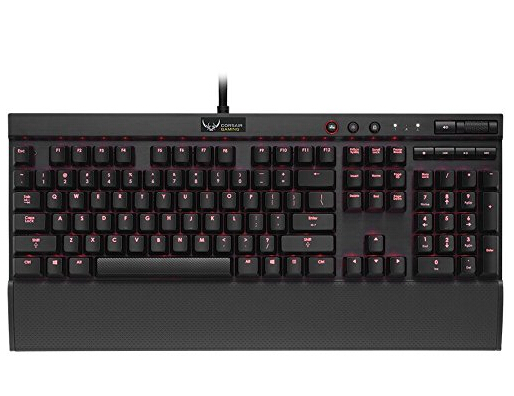 好货corsair海盗船gamingk70红轴机械键盘rgb版