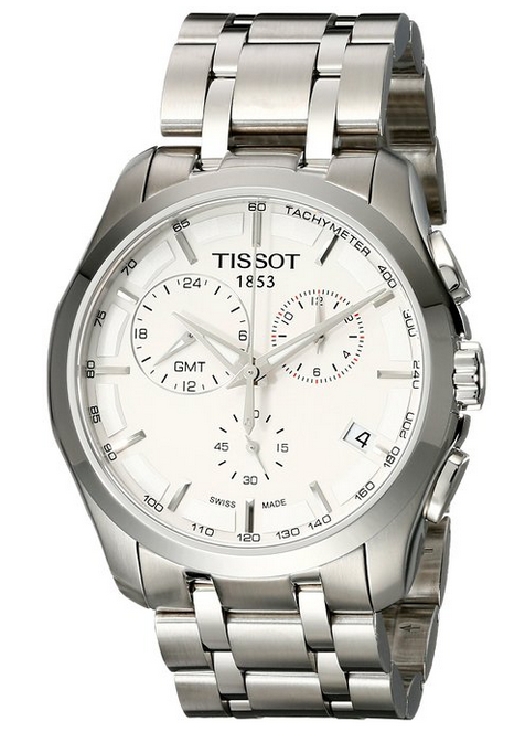 好货!tissot 天梭 t035 库图时尚系列世界时计时男表_识货