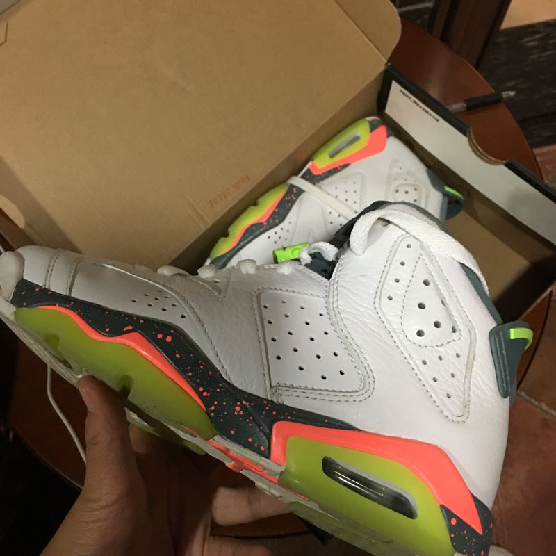 开箱首晒芒果绿aj6