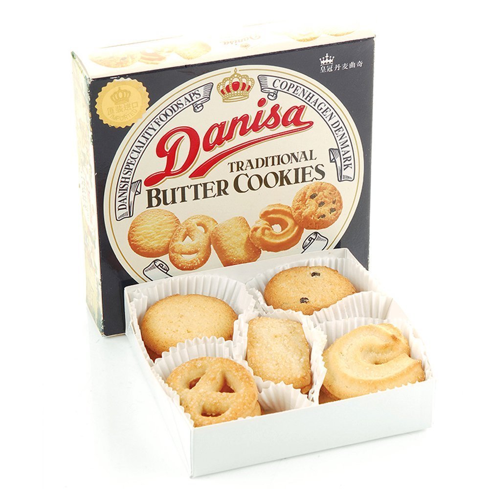 美味共享!danisa皇冠 丹麦曲奇饼干90g*6盒 三种口味