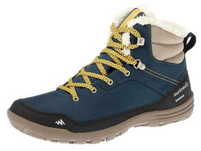 年货节预售!迪卡侬quechua户外高帮保暖登山鞋