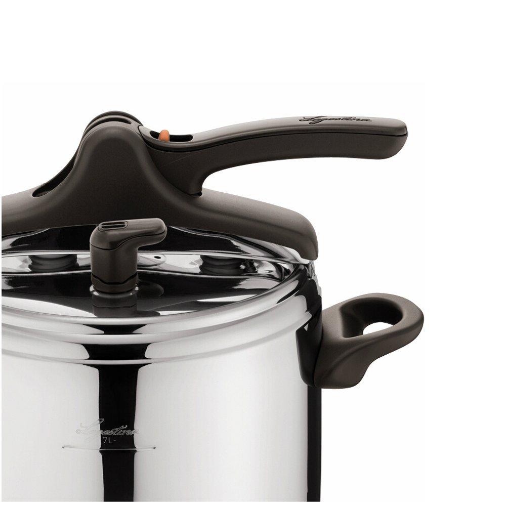 限prime会员!意大利百年厨具品牌 拉歌蒂尼压力锅/高压锅/意式快锅