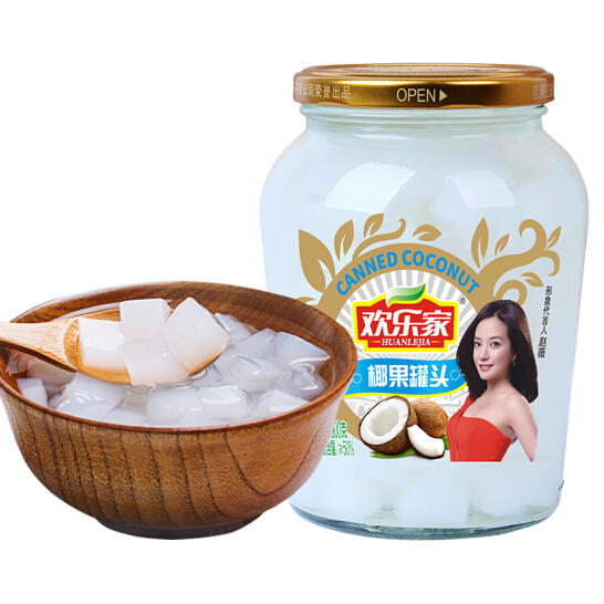 口感q弹欢乐家椰果罐头900g