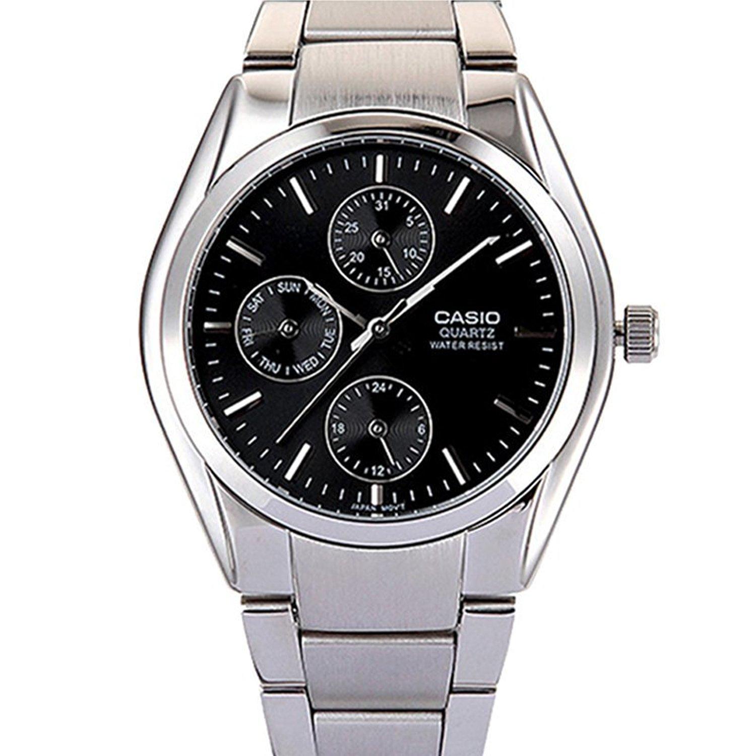 商务休闲!casio卡西欧指针系列男表mtp-1191a-1a_识货