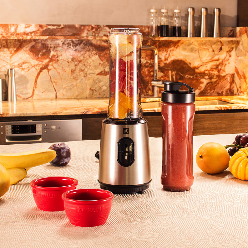 双11提前购德国双立人榨汁机3件套不锈钢厨房电器陶瓷小碗