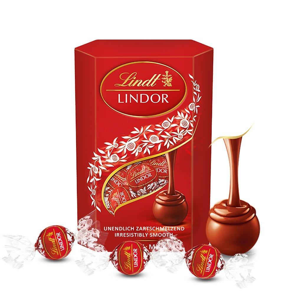 柔滑口感lindt瑞士莲软心牛奶巧克力乐享装500g