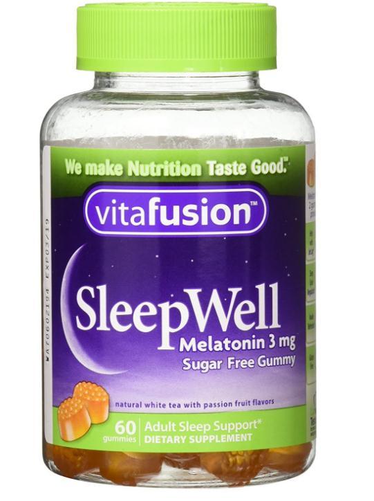 改善睡眠vitafusion舒眠软糖60粒3瓶