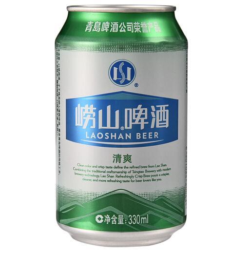 确保新鲜青岛啤酒崂山8度330ml64听2