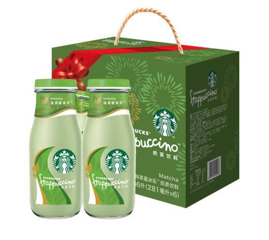 心情愉悦星巴克抹茶星冰乐281ml6瓶2
