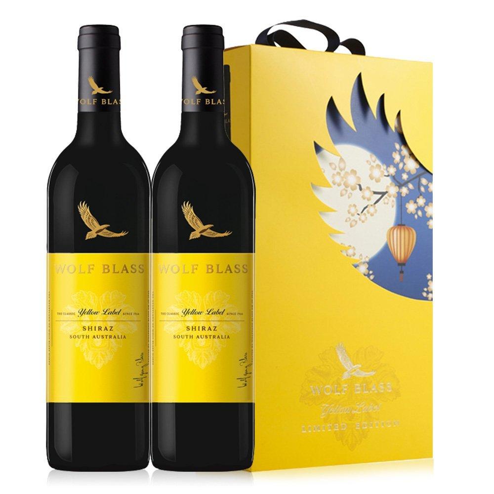 口感丰盈纷赋酒园黄牌设拉子干红葡萄酒750ml2