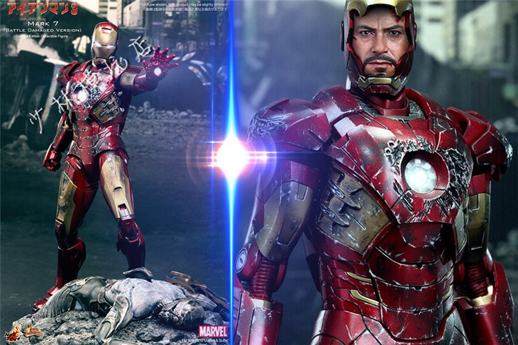 ka 1/9 dfs013 mk7复仇者联盟钢铁侠 合金可动人偶 现货马克7无论是在