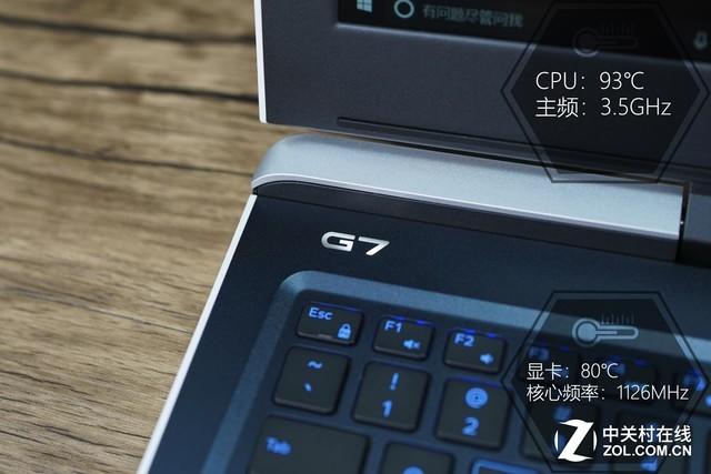 酷睿i9加持蓝白电竞新锐 戴尔游匣G7评测 