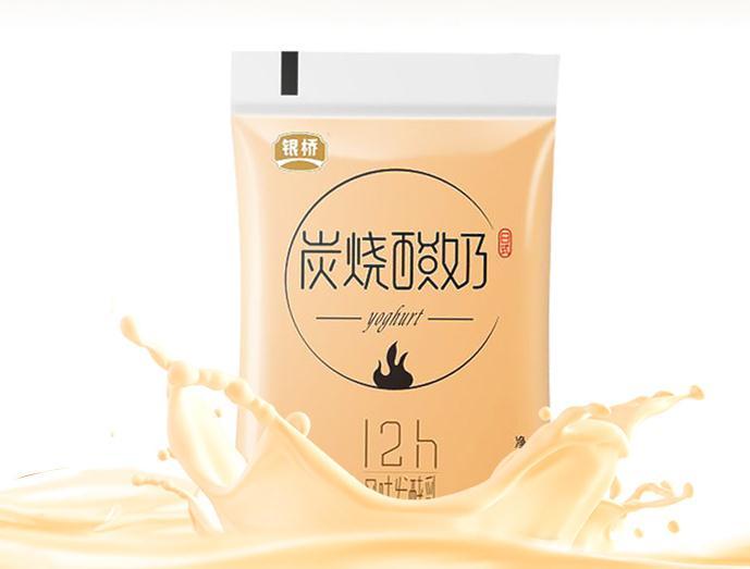 银桥乳业 日式炭烧发酵酸奶 160g*16