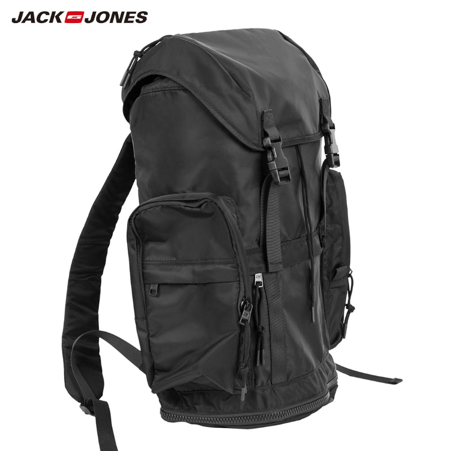 杰克琼斯潮流多兜耐磨双肩包218185506