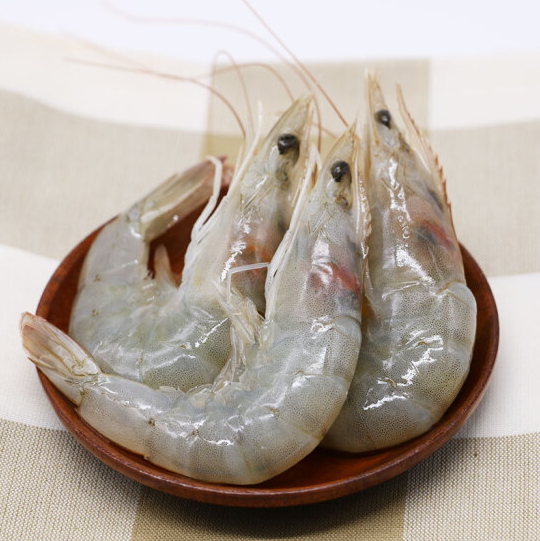 2件9折:聚福鲜冷冻厄瓜多尔白虾60-80只盒装