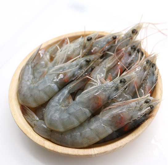 2件9折:聚福鲜冷冻厄瓜多尔白虾60-80只盒装