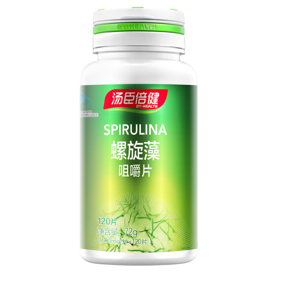汤臣倍健螺旋藻咀嚼片600mg/片×120片