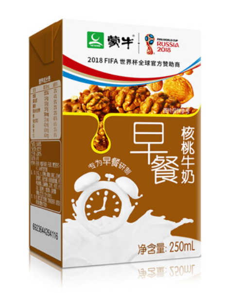蒙牛 早餐奶 核桃味 250ml*16