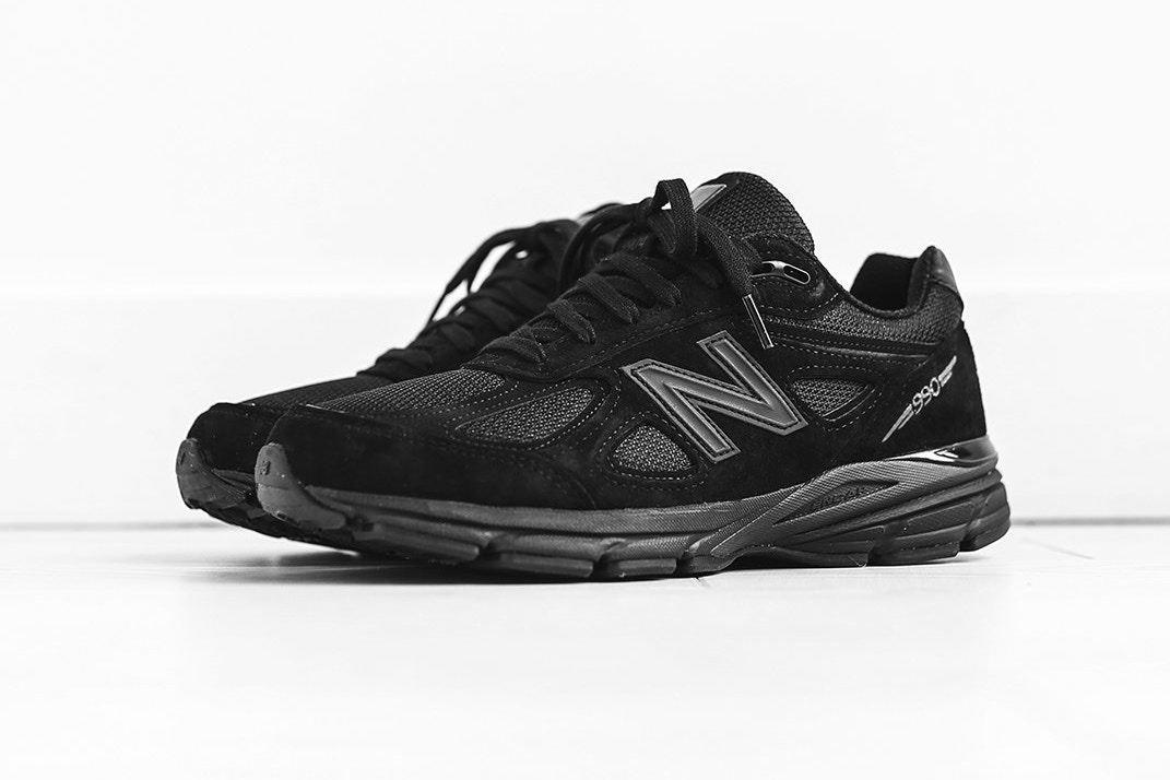 newbalancem990bb4tripleblack全黑配色设计