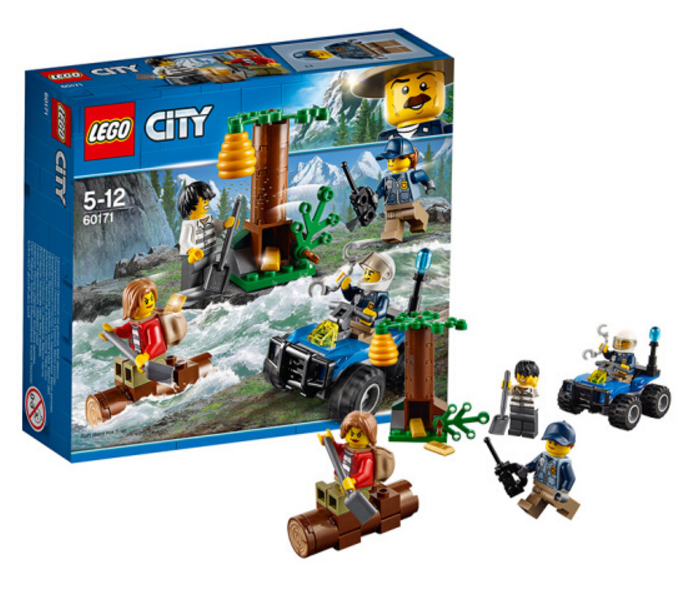 乐高城市组系列山地特警入门套装60171