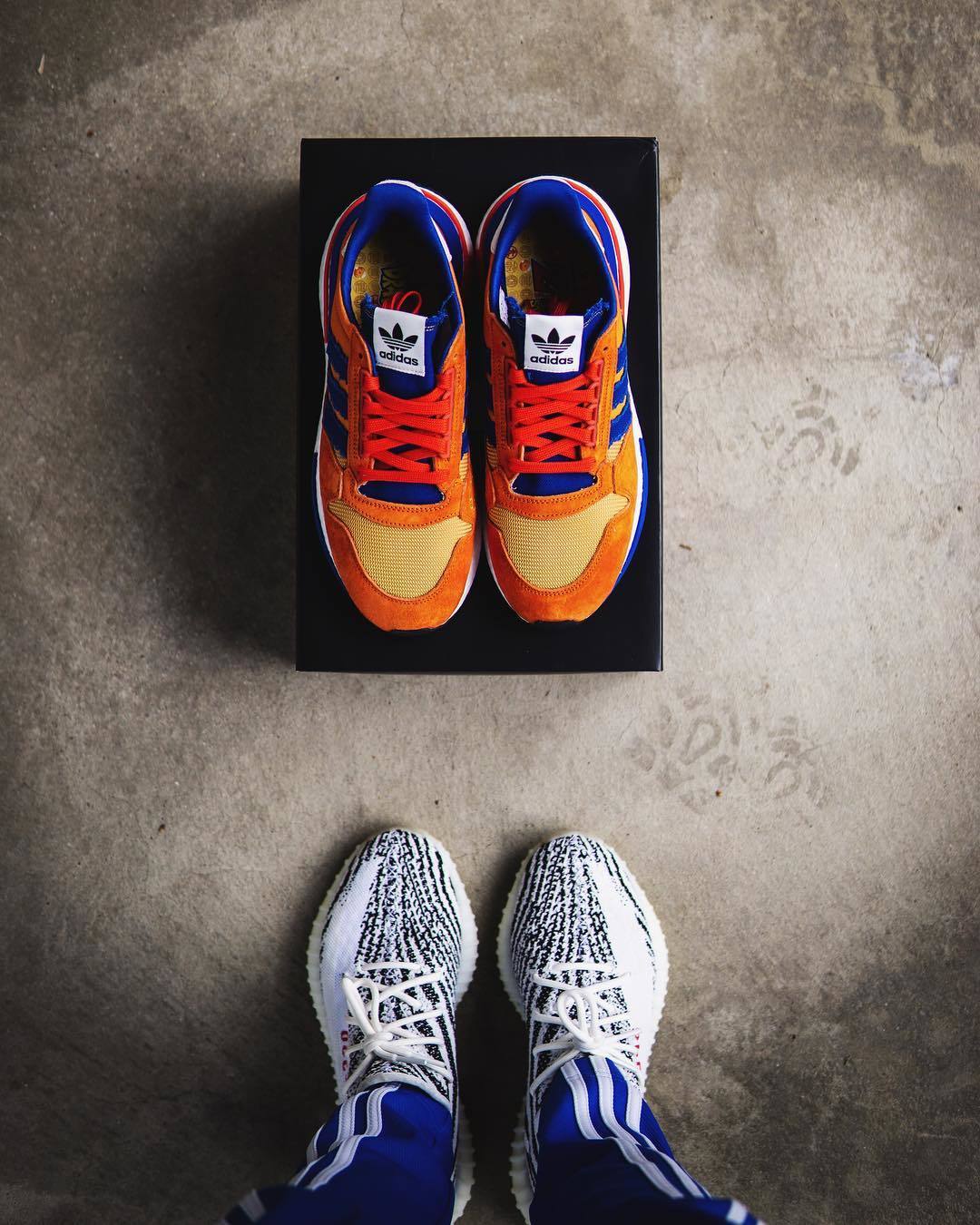 ZX500 RM,adidas,龙珠  龙珠迷最爱！看看悟空配色 adidas ZX500 RM 上脚有多帅！