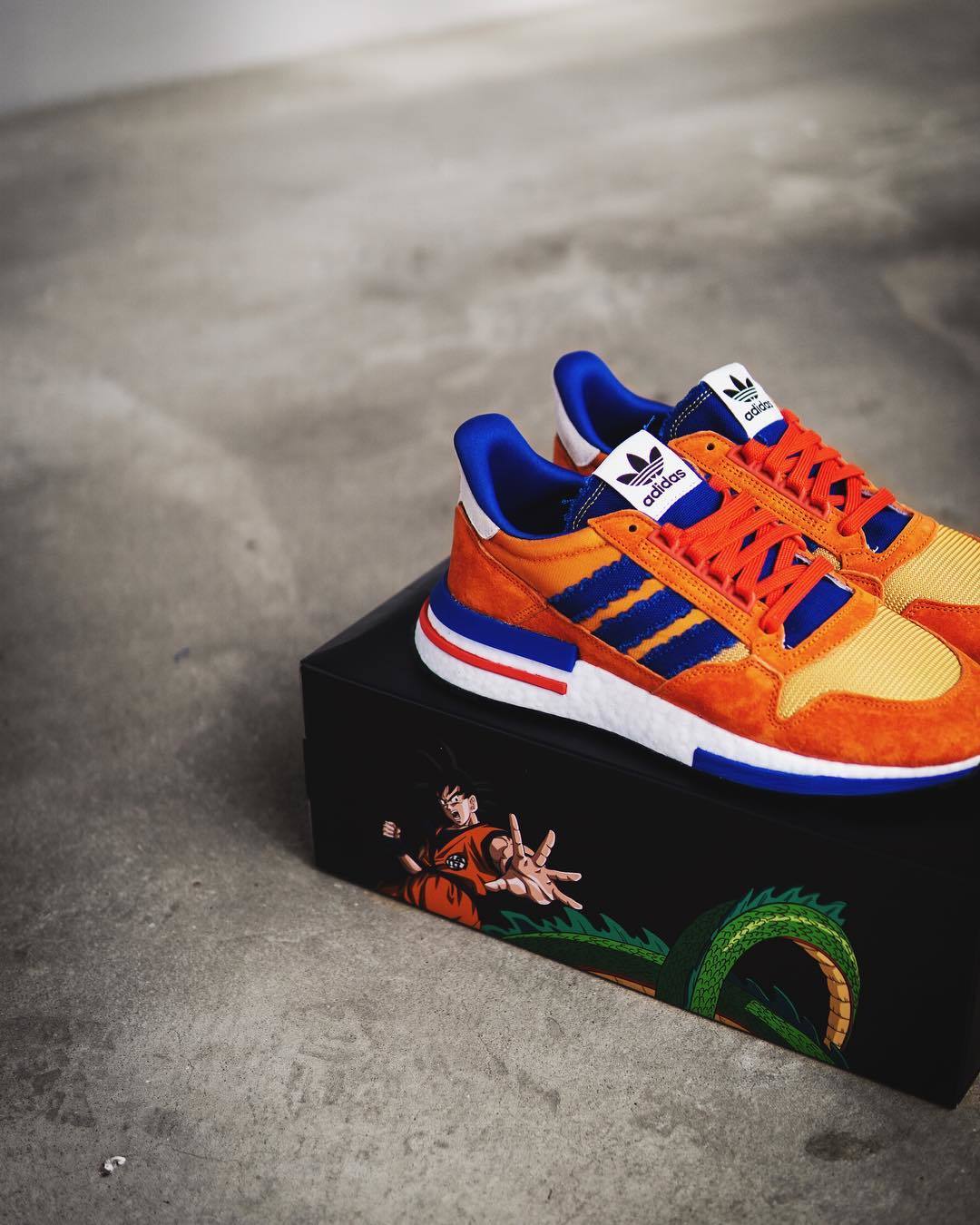 ZX500 RM,adidas,龙珠  龙珠迷最爱！看看悟空配色 adidas ZX500 RM 上脚有多帅！