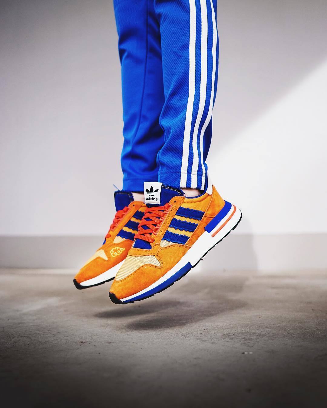 ZX500 RM,adidas,龙珠  龙珠迷最爱！看看悟空配色 adidas ZX500 RM 上脚有多帅！