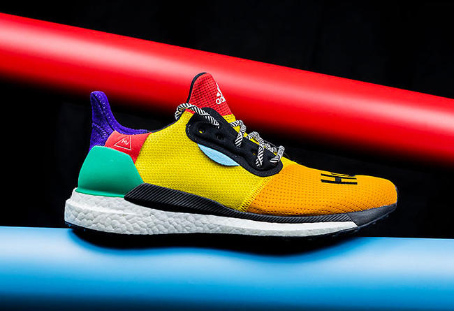 SOLARHU,adidas,菲董  今天一秒售罄！你还有机会买到这双亮骚的 SOLARHU 跑鞋！