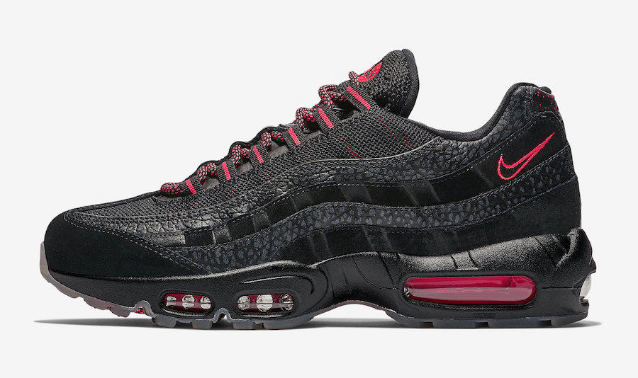 Nike,Air Max 95,AV7014-001,发售  外底暗藏玄机！全新黑红 Air Max 95 即将发售