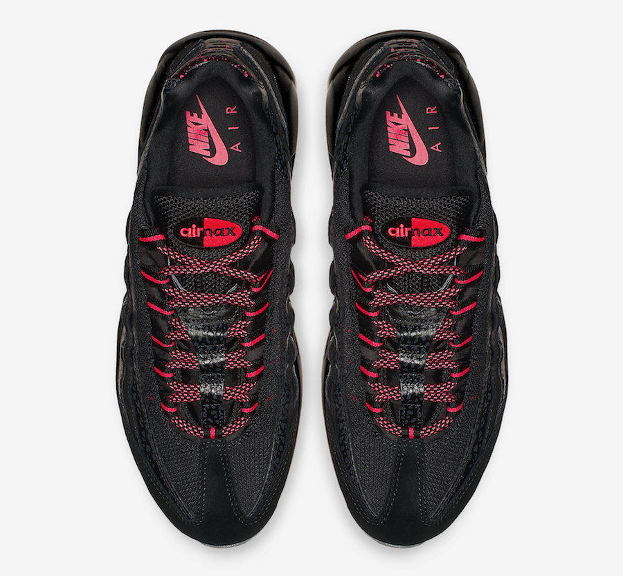 Nike,Air Max 95,AV7014-001,发售  外底暗藏玄机！全新黑红 Air Max 95 即将发售