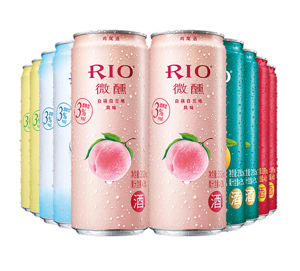 锐澳(rio)微醺系列组合330ml*10罐*2