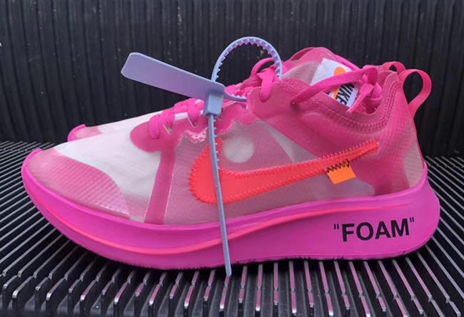 OFF-WHITE,Nike,Zoom Fly SP,发售  绝对吸睛的骚粉！全新 OFF-WHITE x Zoom Fly SP 下周发售