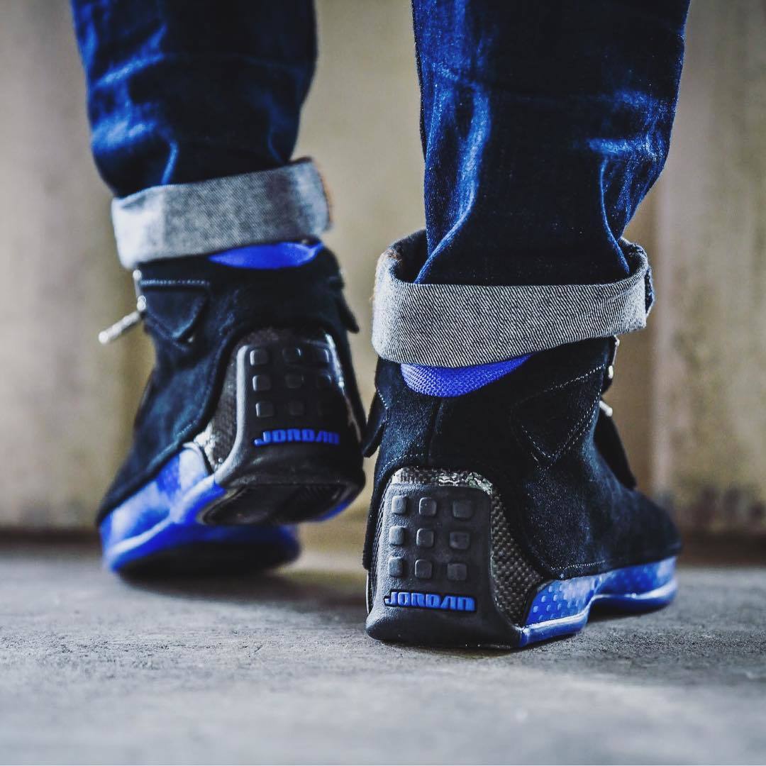 AJ18,Air Jordan 18,AA2494-007  与白蓝同级别的元年配色！黑蓝 Air Jordan 18 本周发售