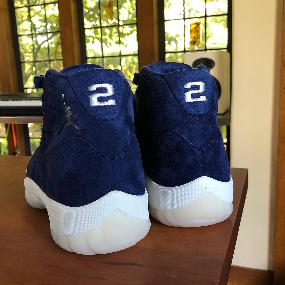 Air Jordan 11,AJ11  会不会有市售版本？超级碗专属绿麂皮 Air Jordan 11 首度曝光