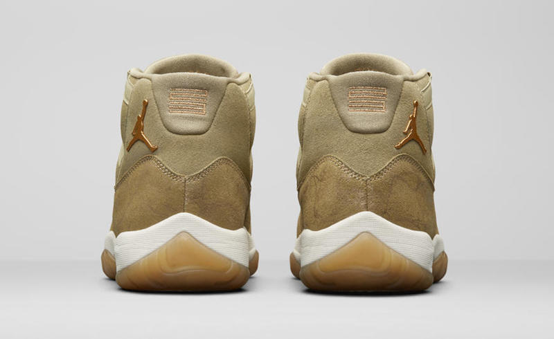 Air Jordan 11,AJ11,发售,378037-0  冬季必备的小麦配色！Air Jordan 11 “Olive Lux” 实物质感极佳