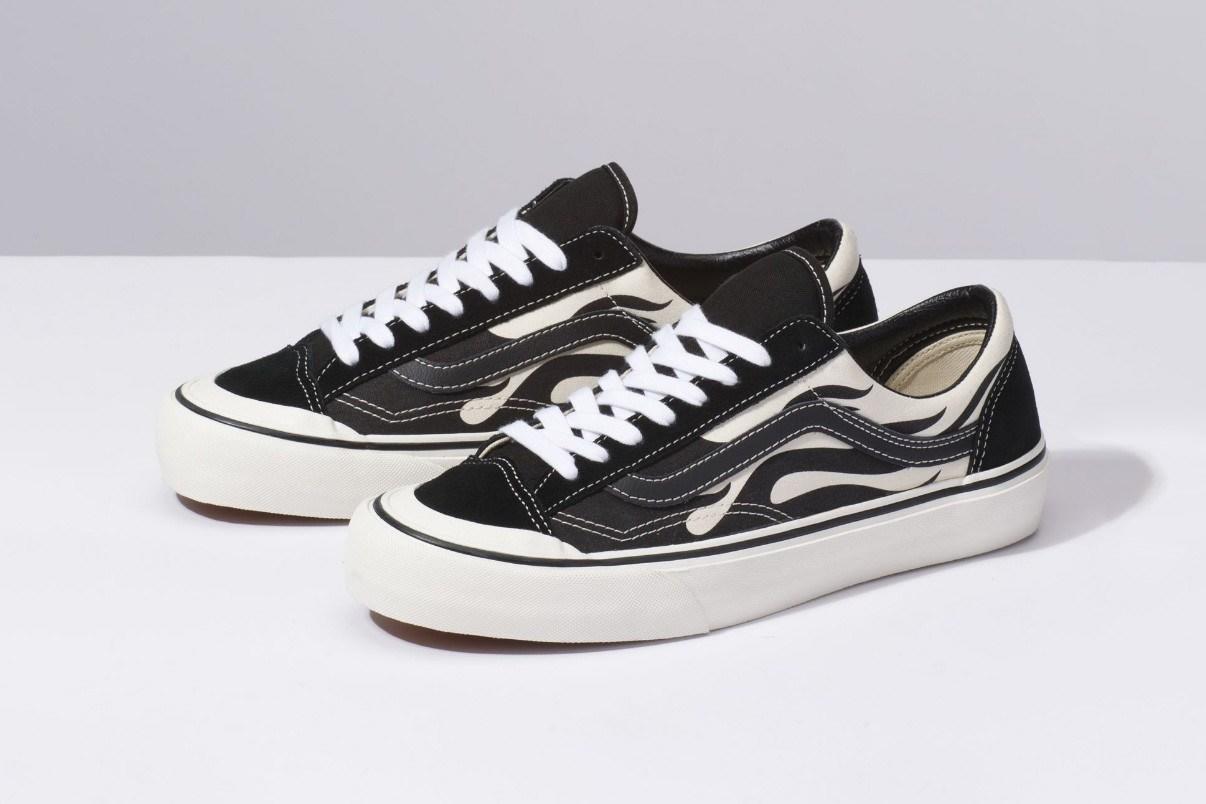 vans 推出黑白配色 style 36「flame」