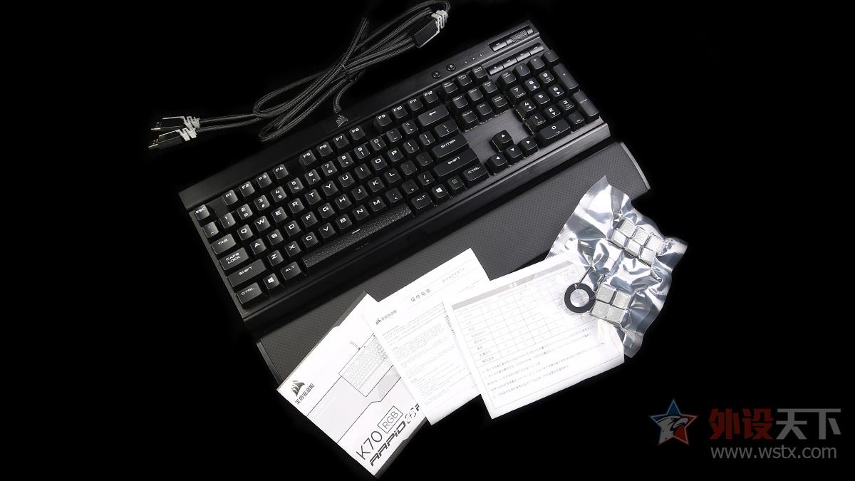 海盗船K65RGB K70RGB K70：“银”轴加持     