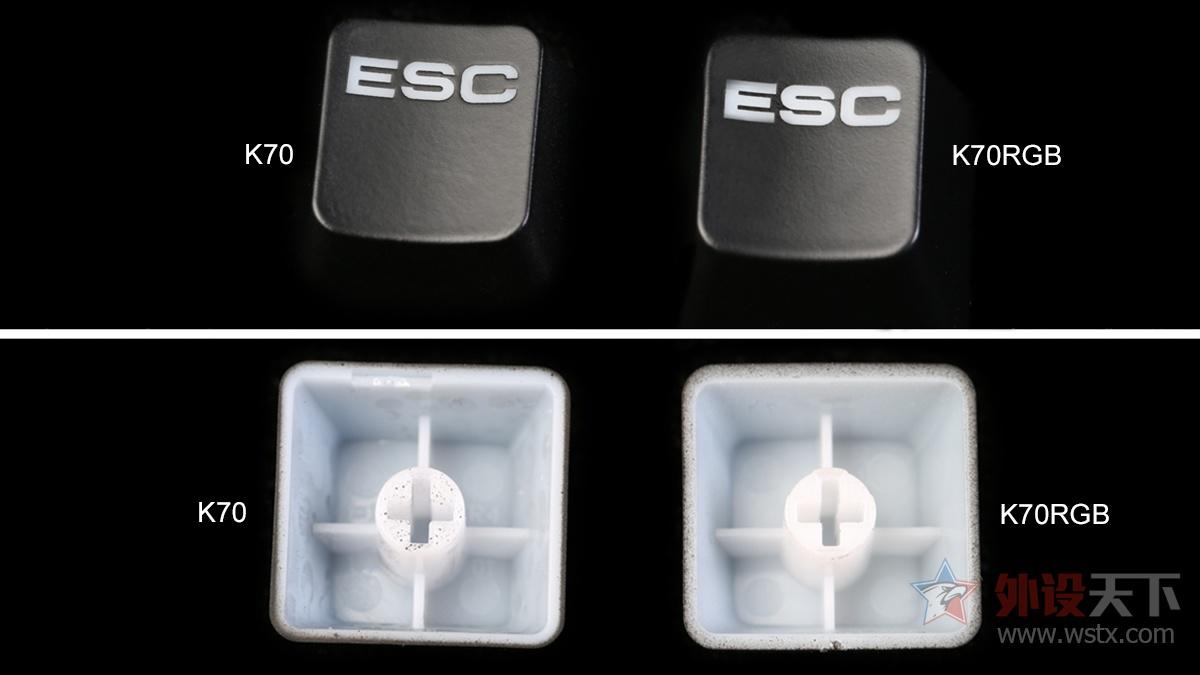 海盗船K65RGB K70RGB K70：“银”轴加持     