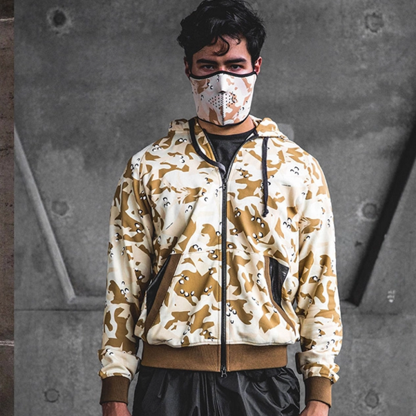 clot沙漠荆棘印花卫衣