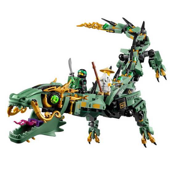 乐高ninjago绿忍者的飞天机甲神龙70612