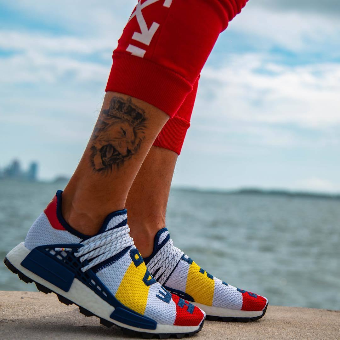 Hu nmd,发售  重磅三方联名！菲董 x BBC x adidas 上脚美图欣赏