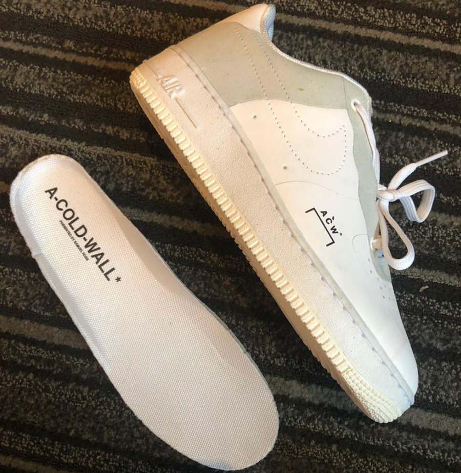 Nike,A-COLD-WALL*,AF1,Air Forc  第三双 A-COLD-WALL* x AF1 现身！或与年底正式发售