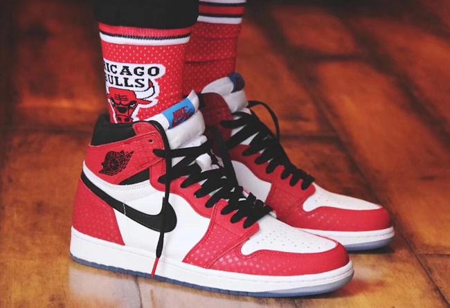 Air Jordan 1,AJ1,发售,上脚,555088-  与芝加哥无比相似！这款全新 AJ1 上脚效果真的不错