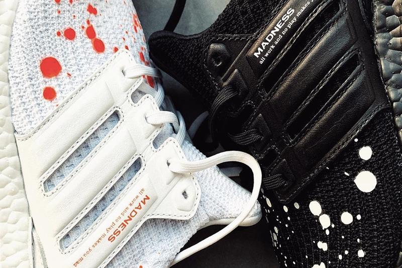 MADNESS,Ultra Boost 4.0,明星  血腥喷溅效果！余文乐亲晒 MADNESS x Ultra Boost 4.0 两款配色