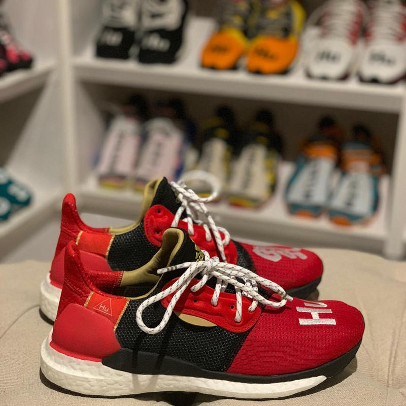 adidas,Solar Hu Glide,菲董,开箱,上脚  福字刺绣加持！中国限定菲董 Solar Hu Glide 造型太喜庆了！