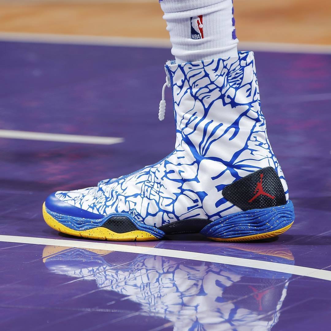 NBA,上脚  真是五花八门什么鞋都有！看看一周 NBA 赛场球鞋上脚精选吧！
