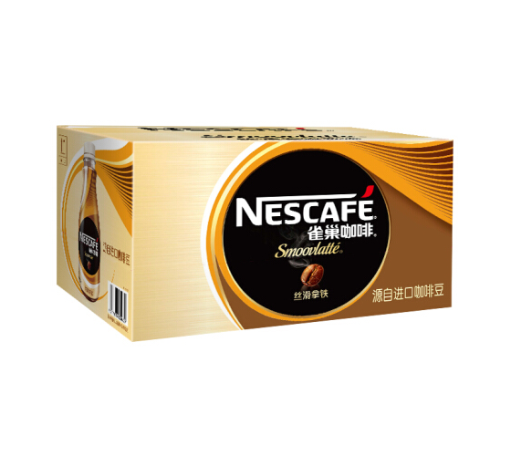 雀巢(nestle) 丝滑拿铁口味咖啡饮料268ml*15瓶