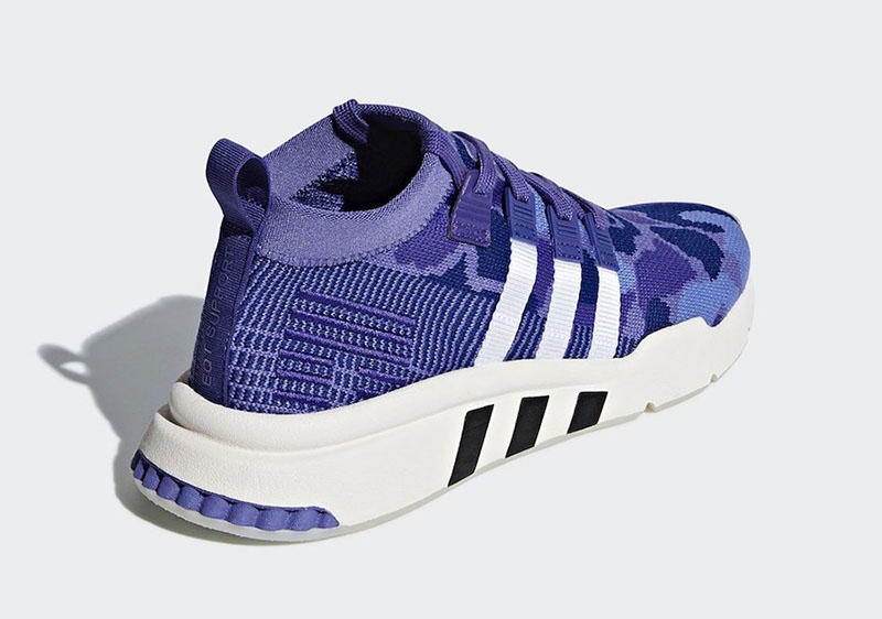 adidas,EQT Support Mid ADV,Pur  上脚颜值极高！adidas EQT Support ADV Mid 紫迷彩登场