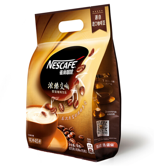 雀巢(nestle)浓臻交响速溶咖啡675g*3